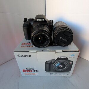 Canon EOS Rebel T6 Camera Kit - Like New - Includes Everything Show